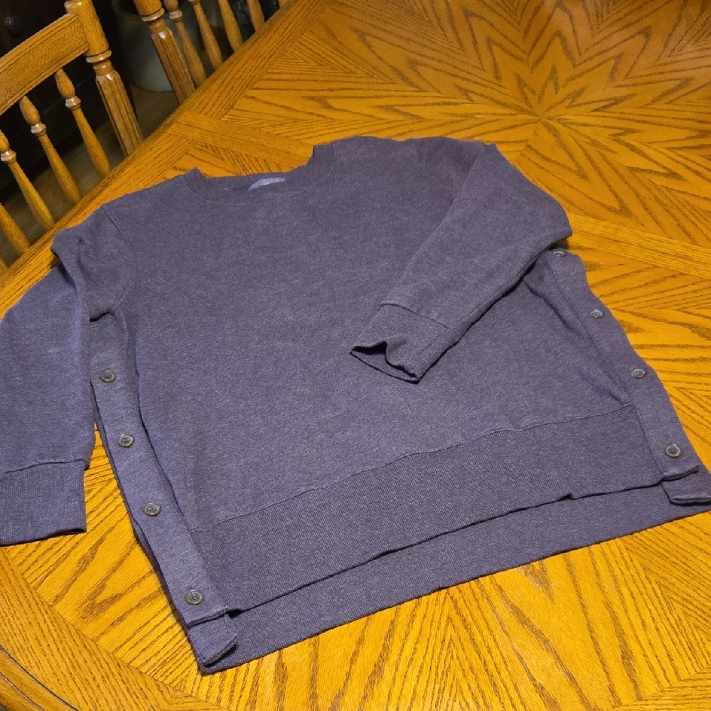 St. John's Bay Women's Crewneck Sweater in Plum
